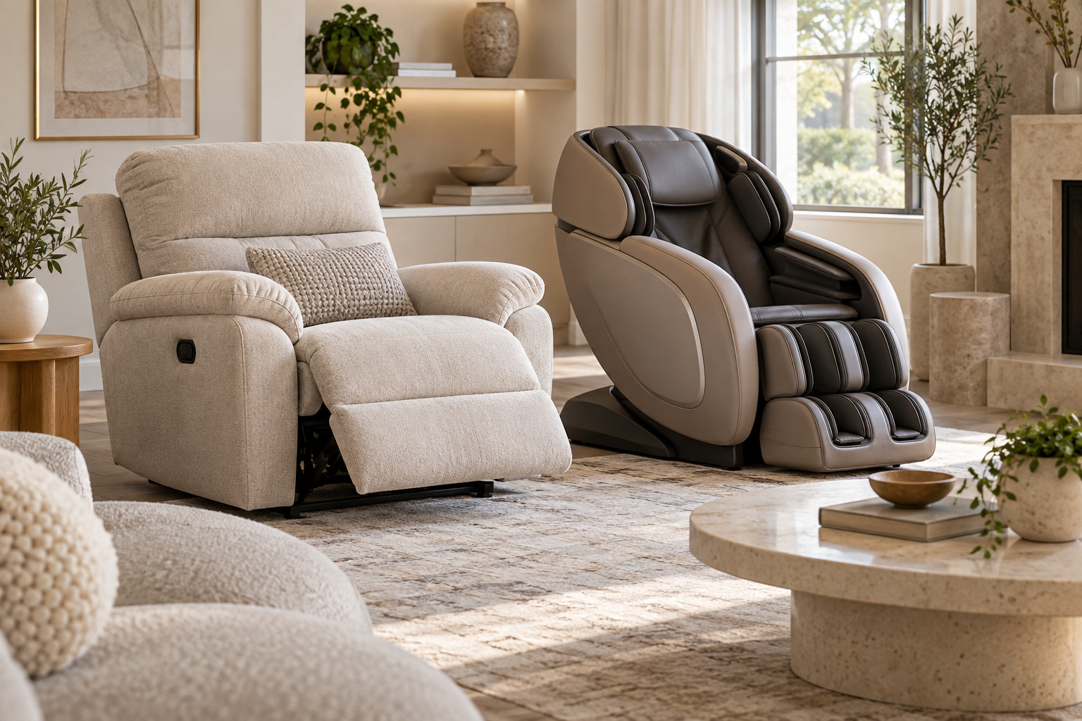 Recliners and Massage Chairs hero image